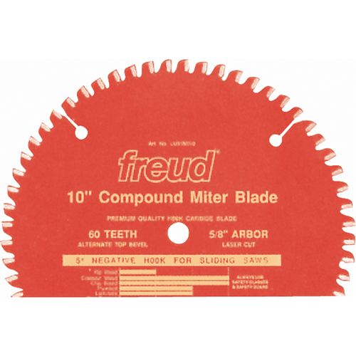 TCS Sliding Compound Mitre Blades Industrial Blades, 10", 60 Teeth, Wood Use Nia-Chem Ltd.