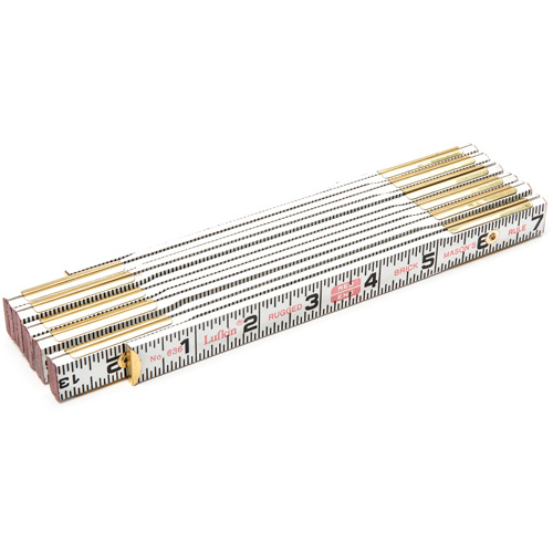 R&egrave;gle de maçon Red End, 6' lo, Bois, Graduations de 1/16" Nia-Chem Ltd.