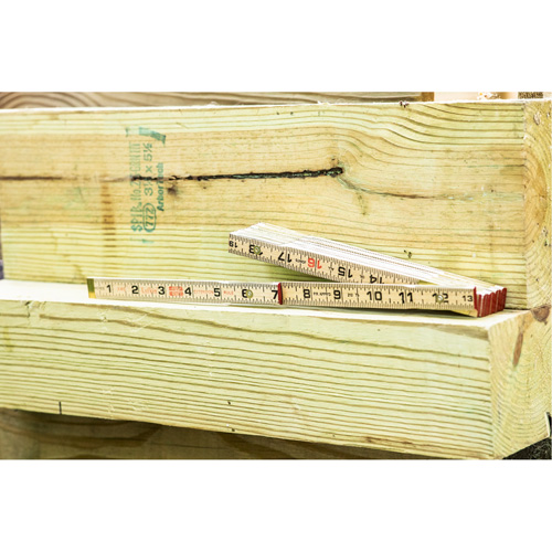 R&egrave;gle pliante, 6' lo, Bois, Graduations de 1/16" Nia-Chem Ltd.