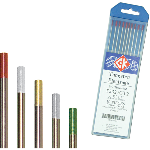 Tungsten Electrodes, 0.020" Dia. x 7" L Nia-Chem Ltd.