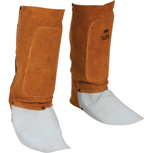 Leather Spats, 14" L, Lava Brown Nia-Chem Ltd.