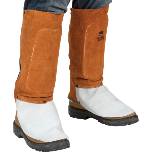 Leather Spats, 14" L, Lava Brown Nia-Chem Ltd.