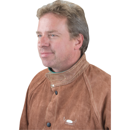Veste de soudage, Cuir, 4T-Grand, Lava Brown Nia-Chem Ltd.