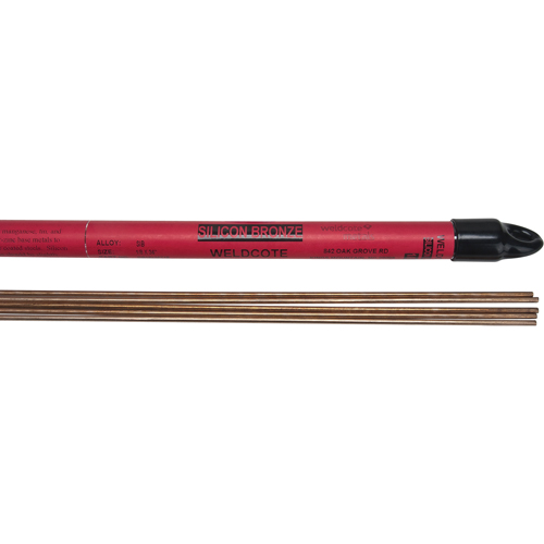36" Cut Length TIG Rods, 1/8", Silicone Bronze Nia-Chem Ltd.