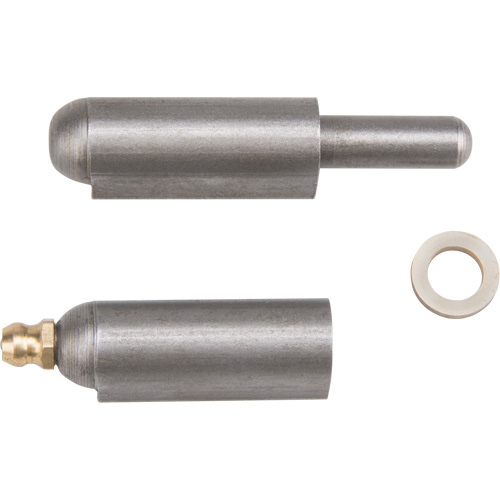 Weld-On Hinge, 0.512" Dia. x 3.15" L, Mild Steel w/Fixed Steel Pin Nia-Chem Ltd.
