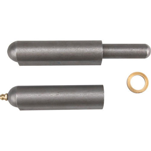 Weld-On Hinge, 0.906" Dia. x 7.874" L, Mild Steel w/Fixed Steel Pin Nia-Chem Ltd.