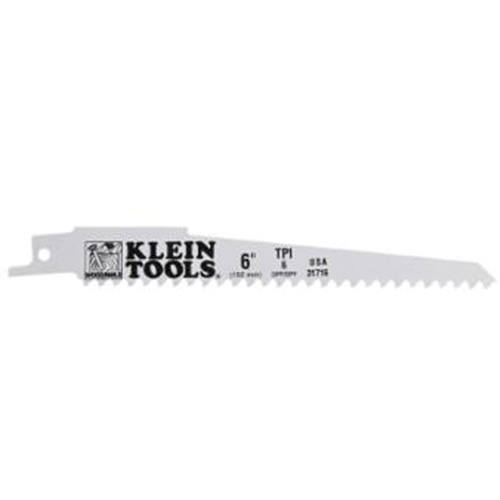 Lames de scie alternative, Bim&eacute;tal, 6 Dents par pouce, 6" lo x 3/4" la Nia-Chem Ltd.