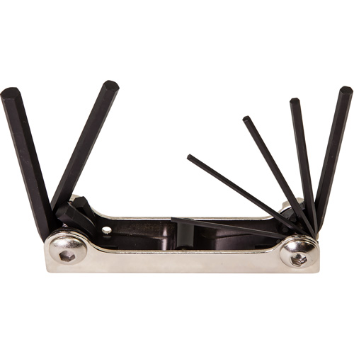 Folding Hex Key Set, 7 Pcs., Metric Nia-Chem Ltd.