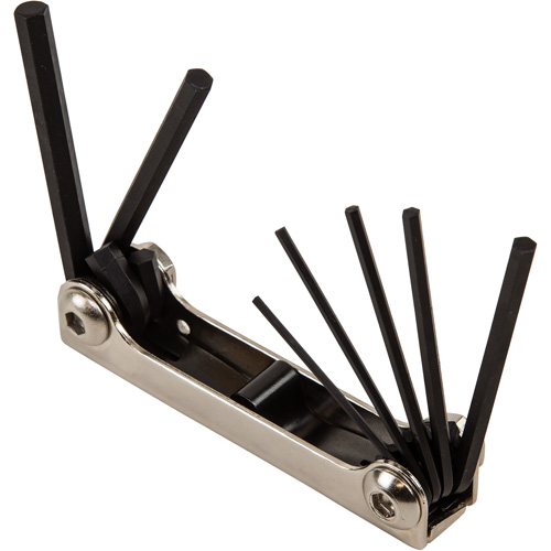 Folding Hex Key Set, 7 Pcs., Metric Nia-Chem Ltd.