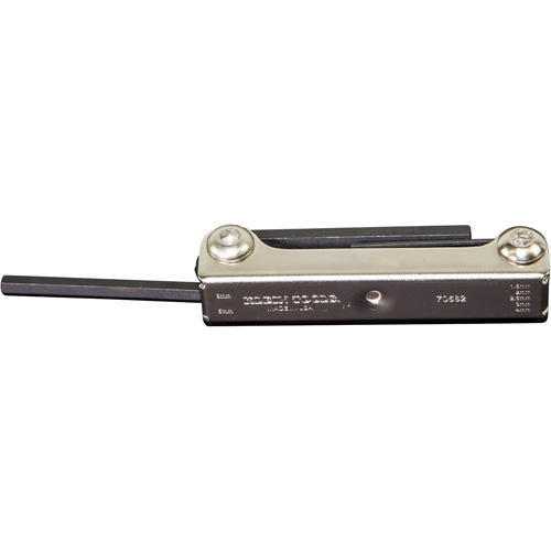 Folding Hex Key Set, 7 Pcs., Metric Nia-Chem Ltd.