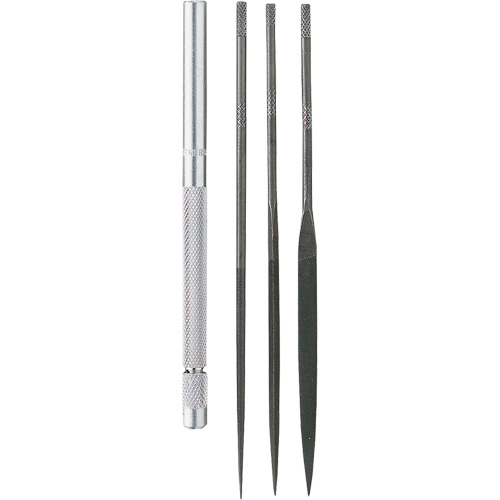 Needle File Set with Handle, 4 Pcs Nia-Chem Ltd.