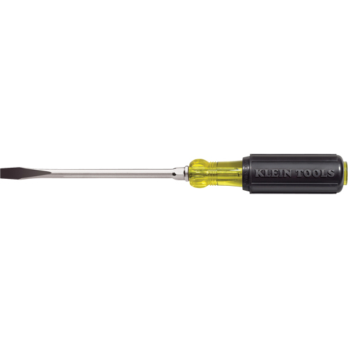 Tournevis industriels fendu &agrave; pointe en losange, 5/16", 10-15/16" lo, Prise Coussin&eacute;e Nia-Chem Ltd.
