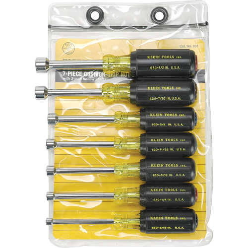 Cushion-Grip Nut Driver Set with 3" Shafts, 7, Non Magnetic, Imperial Nia-Chem Ltd.