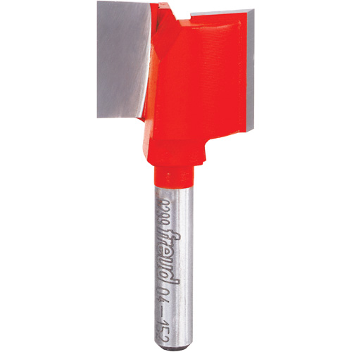 Fraise - foret droit &agrave; double cannelure, 1" dia, 3/4" ha, 2" lo, 1/4" Manche Nia-Chem Ltd.