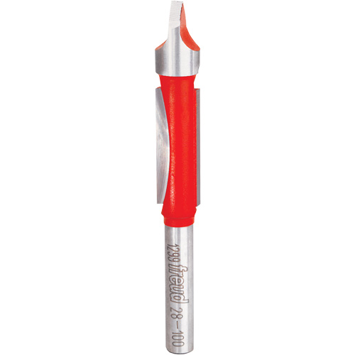 Fraise - foret guide pour panneau, 3/8" dia, 1" ha, 3" lo, 1/4" Manche Nia-Chem Ltd.