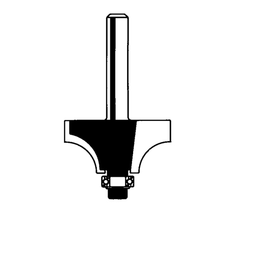 Fraise &agrave; baguette, 5/8" dia., 1/4" tige Nia-Chem Ltd.