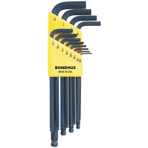 Balldrive L-Style Hex Key Set, 12 Pcs. Nia-Chem Ltd.