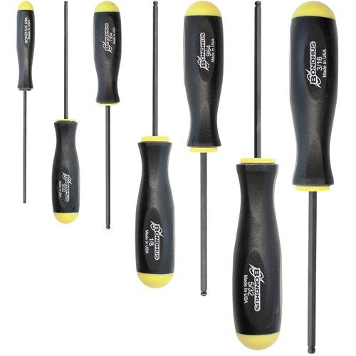 Ball Driver Screwdriver Sets - SAE, 7 Pcs. Nia-Chem Ltd.