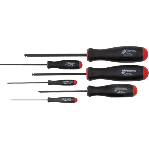 Jeux de tournevis ball driver - M&eacute;trique, 6 mcx Nia-Chem Ltd.