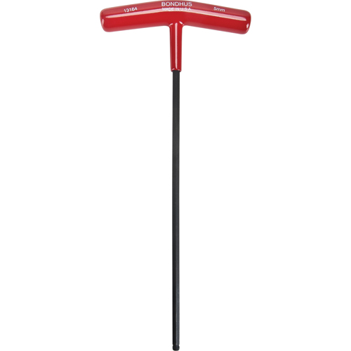 Individual Hex Keys - Metric, Ball End, 5 mm x 9.7" L, T Handle Nia-Chem Ltd.