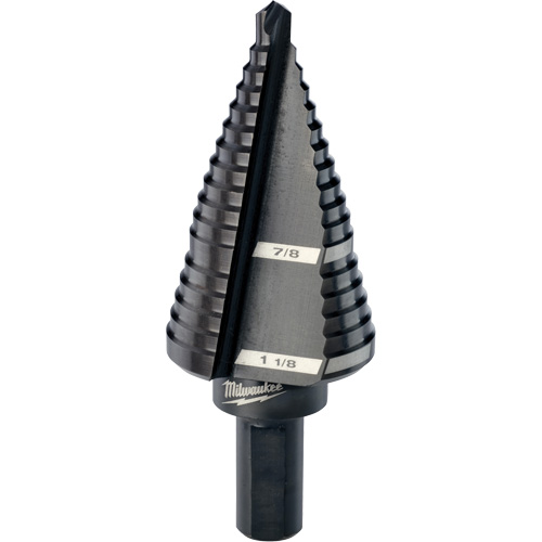 #9 Step Drill Bit, 7/8" - 1-1/8" , High Speed Steel Nia-Chem Ltd.