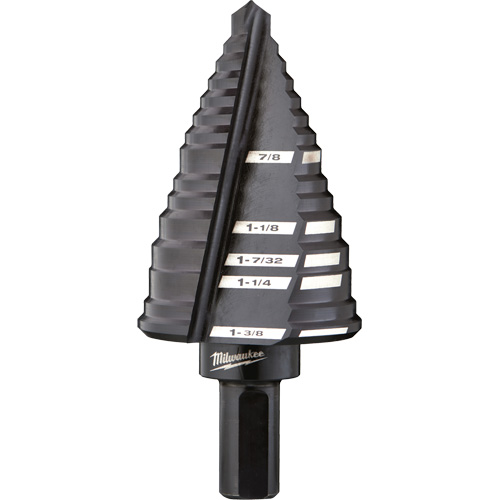 #12 Step Drill Bit, 7/8" - 1-3/8" , High Speed Steel Nia-Chem Ltd.