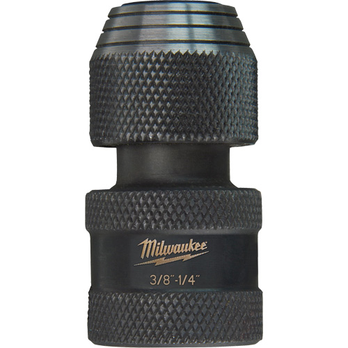 Shockwave Impact Driver Square to Hex Socket Adapter, Impact, 1/4" Drive, 3/8" Socket, 1.875" L Nia-Chem Ltd.