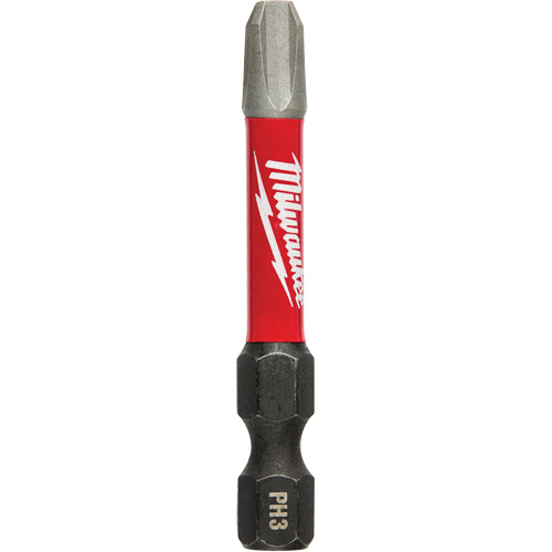 Shockwave Impact Power Bit, Phillips, #3 Tip, 1/4" Drive Size, 2" Length Nia-Chem Ltd.