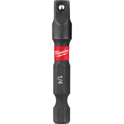 Shockwave Impact Driver Socket Adapters, 1/4" Drive Size, 1/4" Male Size, Ball, 1-7/8" L Nia-Chem Ltd.
