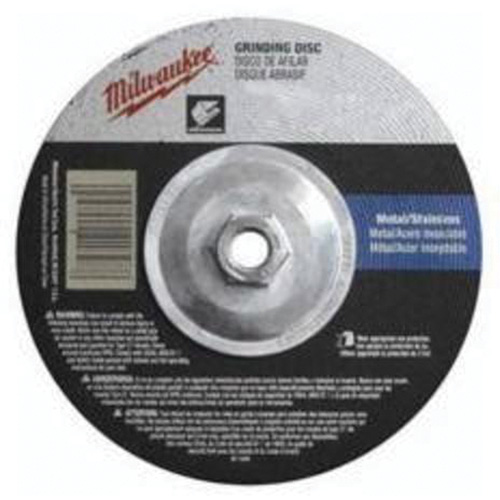 Grinding Wheel, 7" x 1/4", 5/8"-11 Arbor, Aluminum Oxide, Type 27 Nia-Chem Ltd.