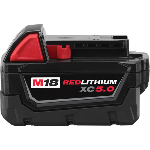 Bloc-piles &agrave; capacit&eacute; &eacute;tendue M18 Redlithium XC5.0 , Lithium-ion, 18 V, 5 A Nia-Chem Ltd.