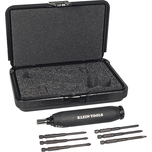 Torque Screwdriver Set, 5 - 40 in. lbs. Torque Range, 5" Length Nia-Chem Ltd.