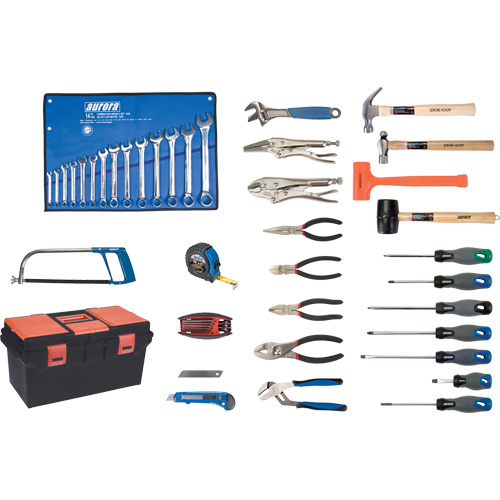 Deluxe Tool Set with Plastic Tool Box, 56 Pieces Nia-Chem Ltd.