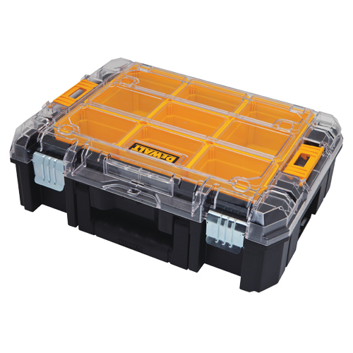 Organisateur avec couvercle transparent TSTAK V, 17-1/4" x 13" x 6", Noir Nia-Chem Ltd.