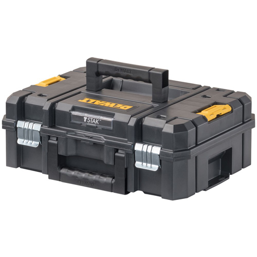 Coffre &agrave; outils avec dessus plat TSTAK II, 17-1/4" x 13" x 6-3/8", Noir Nia-Chem Ltd.