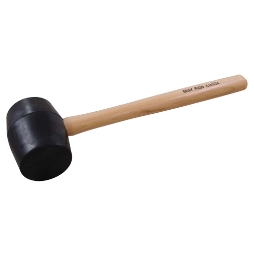 Maillet en caoutchouc, 28 oz, Prise en Bois, 16-3/4" lo Nia-Chem Ltd.