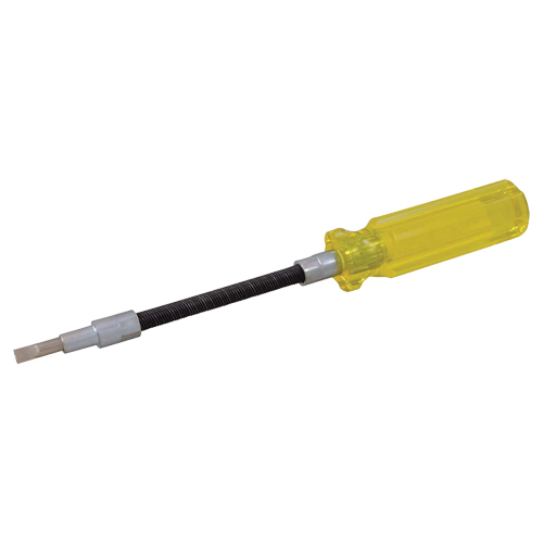 Tournevis &agrave; fente flexible, Tige de 3/16", Ronde, 7-1/2" lo, Prise en Plastique Nia-Chem Ltd.