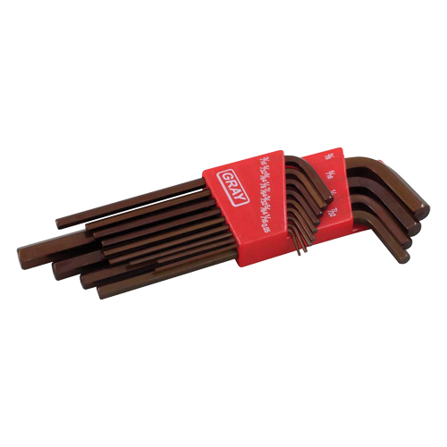 Long Arm Hex Key Set, 13 Pcs., Imperial Nia-Chem Ltd.