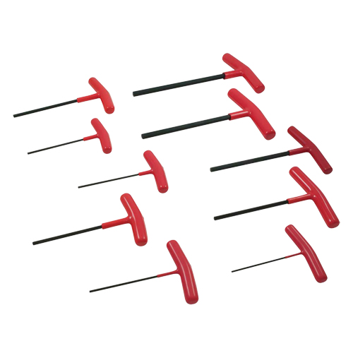 T-handle Hex Key Set, 10 Pcs., Imperial Nia-Chem Ltd.