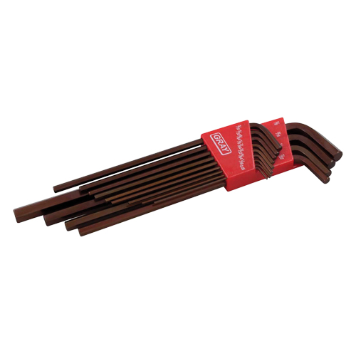 Extra Long Arm Hex Key Set, 13 Pcs., Imperial Nia-Chem Ltd.