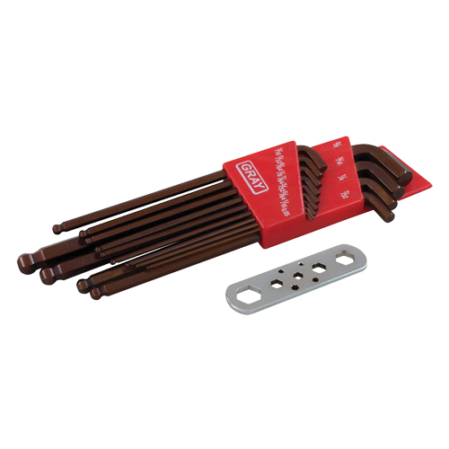 Long Arm Ball Hey Key Set, 13 Pcs., Imperial Nia-Chem Ltd.