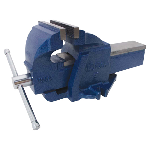 &eacute;tau d'&eacute;tabli en fonte ductile pour m&eacute;canicien, Largeur des m&acirc;choires 5", Profondeur de la gorge 3-3/10" Nia-Chem Ltd.