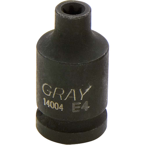 Socket, Impact, E4, 1/2"/1/4" Drive Nia-Chem Ltd.