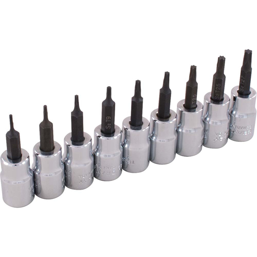 Socket Set, Torx&reg;, 3/8" Drive, 9 Pcs Nia-Chem Ltd.