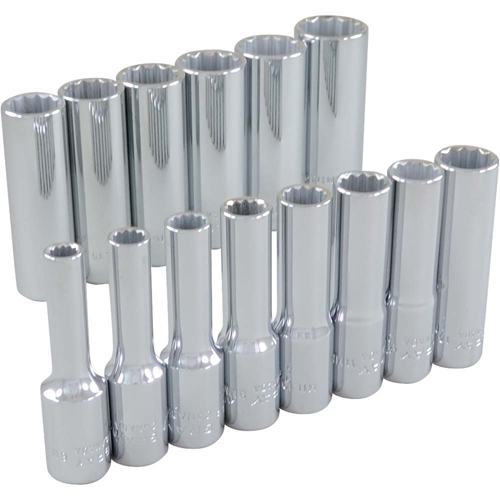 Jeu de douilles, 14 Mcx, Prise de 3/8", Profond Nia-Chem Ltd.
