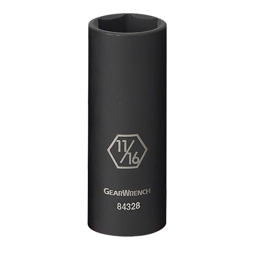Socket, Impact, 1/2", 3/8" Drive, 6 Points, Deep Nia-Chem Ltd.