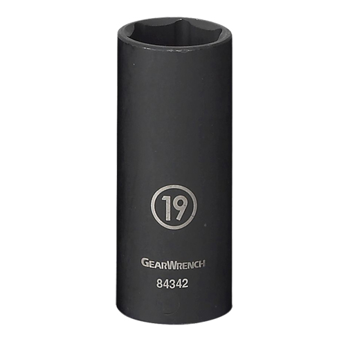 Socket, Impact, 13 mm, 3/8" Drive, 6 Points, Deep Nia-Chem Ltd.