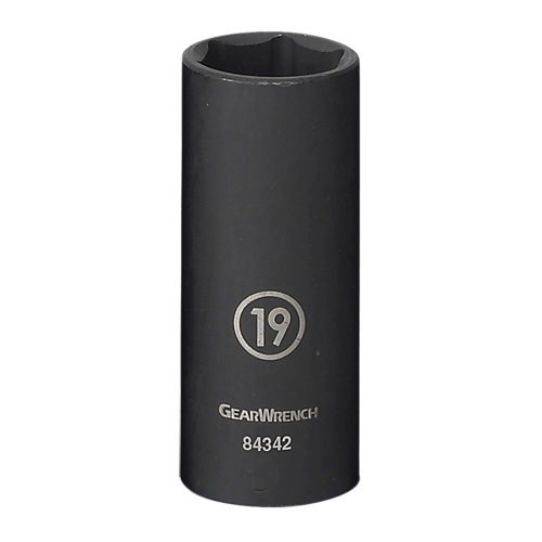 Socket, Impact, 17 mm, 3/8" Drive, 6 Points, Deep Nia-Chem Ltd.