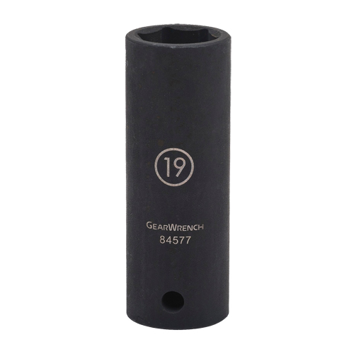 Socket, Impact, 17 mm, 1/2" Drive, 6 Points, Deep Nia-Chem Ltd.