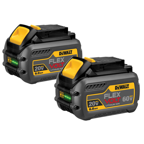 FlexVolt Batteries, Lithium-Ion, 60 V, 6 A Nia-Chem Ltd.
